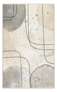 Siva/kremno bela pralna preproga 160x230 cm Simple Lines – Mila Home