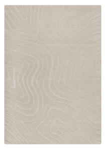 Kremno bela ročno tkana volnena preproga 200x290 cm Mesmerise Natural – Flair Rugs