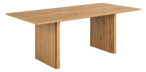 Jedilna miza z mizno ploščo v hrastovem dekorju 100x210 cm Colima – Actona