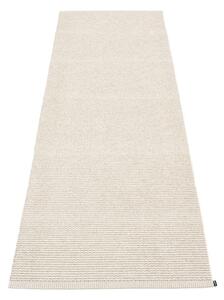 Kremno bel zunanji in notranji tekač 70x200 cm Mono Linen Vanilla – Pappelina