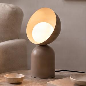 EMIBIG LIGHTING Namizna svetilka Boto LN1, bež, jeklo/steklo, višina 31 cm, G9, Bež, Dnevna soba / jedilnica, Kovina, Sodobni