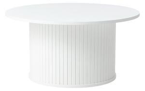 Bela okrogla mizica Nola – Unique Furniture