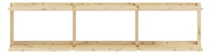 Stenska polica iz masivnega bora v naravni barvi 192x47,5 cm Groove – Karup Design