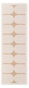 Bež-slonokoščen zunanji in notranji tekač 80x250 cm Duet Bowen – NORTHRUGS