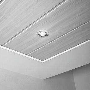 LOGOCLIC Četrtinska palica Uni - bela (260 cm x 12 mm x 12 mm, MDF)