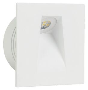 Eglo LED vgradni žaromet Mecinos (Bela, Do x Š x V: 80 x 80 x 3 mm, Toplo bela)
