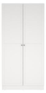 Bela garderobna omara 99x200x62 cm Billund – Tvilum