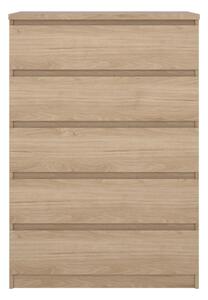 Komoda v hrastovem dekorju 77x111x50 cm Naia – Tvilum