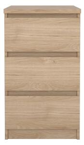 Komoda v hrastovem dekorju 40x70x50 cm Naia – Tvilum