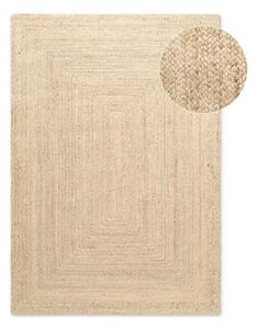 Obojestranska/ročno tkana preproga iz jute v svetli naravni barvi 80x150 cm Juno – Hanse Home