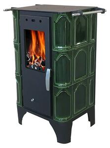 Domofire Kaminska peč Piccolino (6 kW, Zmogljivost ogrevanja prostora: 120 m³, Zelena)