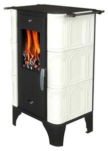 Domofire Kaminska peč Piccolino (6 kW, Zmogljivost ogrevanja prostora: 120 m³, Bela)