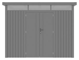Gardol Vrtna lopa Cubus Max (Zunanje dimenzije vključno s strešnim previsom (Š x G): 294 x 230 cm, Jeklo, Črna)