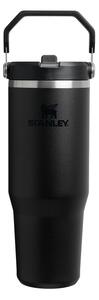 Črna termovka iz nerjavečega jekla 890 ml IceFlow™ Flip Straw 2.0 Tumbler Black – Stanley