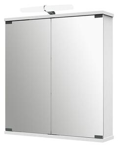 Camargue LED omarica z ogledalom Kyla (Š x V: 60 x 69,4 cm, Les, Bela)