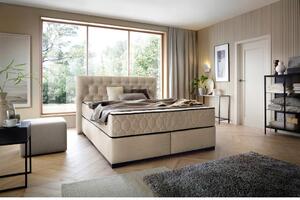 Premium Living Postelja Z Vzmetnico Prestige, Krem Barva, 160x200