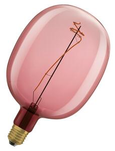 Osram LED svetlobni vir Vintage Edition 1906 okrogle oblike E27 (E27, Možnost zatemnitve, Toplo bela, 220 lm, 4,5 W, Barva: Roza)