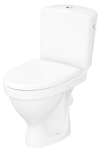 Cersanit Stenski WC monoblok EKO II SimpleON (Z izpiralnim robom, WC odtok: Vodoravno, Bela)
