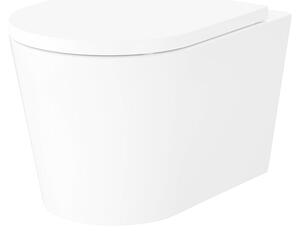 Cersanit Stenski WC Mesta (Izpiranje brez roba, WC odtok: Vodoravno, Bela)