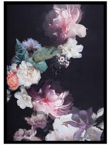 Plakat z okvirjem 50x70 cm Purple Blossom – Malerifabrikken