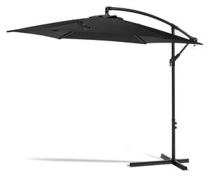 Črn senčnik ø 300 cm Happy Sun – Bonami Essentials