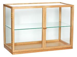 Vitrina v hrastovem dekorju 60x42x32 cm Poetic – Hübsch