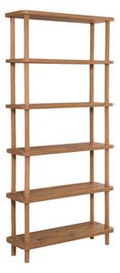Knjižna polica v borovem dekorju 80x168,5 cm Step - Kalune Design