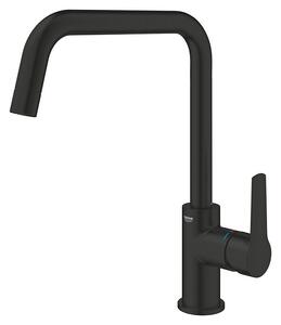 Grohe Start Armatura za pomivalno korito (Dolžina izliva: 228 mm, Črna, Mat)