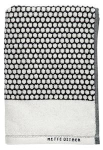 Črno-bele bombažne brisače v kompletu 2 kos 40x60 cm Grid - Mette Ditmer Denmark