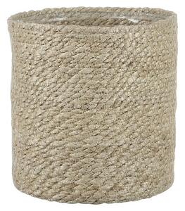 Mica Decorations Košara za rastline Atlantic (Zunanje dimenzije (Ø x V): 18 x 18 cm, Naravni materiali, Bež)