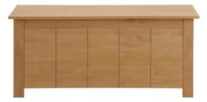Skrinja iz masivnega bora v naravni barvi 100x45 cm Bertram – Støraa