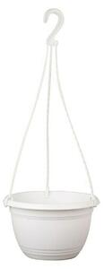 Viseči cvetlični lonec (Plastika, Bela, Premer: 25 cm)