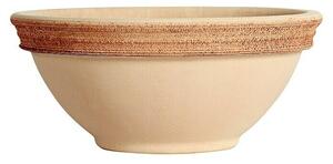 Okrogel lonec za rastline Graffiato Ciclamino (Zunanje dimenzije (Ø x V): 19 x 9,5 cm, Naravni materiali, Terakota)