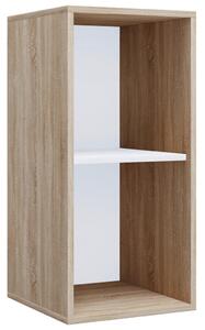 PISARNIŠKI REGAL 35/74/37 cm hrast sonoma