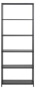 Črn kovinski regal 70x185 cm Newcastle – Actona