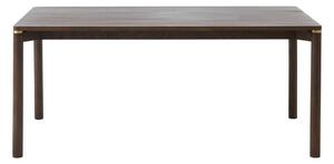 Rjava raztegljiva jedilna miza 95x180 cm Arun – Unique Furniture