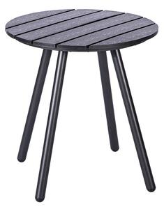 Siva vrtna miza Bonami Essentials Lounge, ø 51 cm