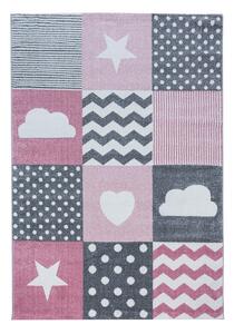 Rožnato-siva otroška preproga 160x230 cm Kids – Ayyildiz Carpets
