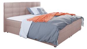 Boxspring postelja Memphis 115, 140x200, Blago, Posteljno dno, 145x208x105cm, Vzmetnica, Bor