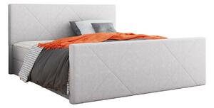 Boxspring postelja Memphis 120, 140x200, Blago, Posteljno dno, 145x216x105cm, Vzmetnica, Bor