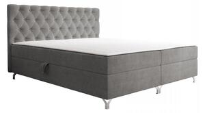 Boxspring postelja Memphis 141, 140x200, Posteljno dno, 146x207x114cm, Vzmetnica, Bor