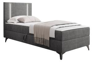 Boxspring postelja Memphis 146, 90x200, Blago, Posteljno dno, 95x207x106cm, Vzmetnica, Bor