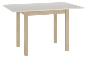 Raztegljiva jedilna miza FLIP 80(160)X80 cm, kašmir/hrast Cremona Torro