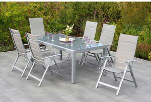 Gardenson Vrtna Miza Gardenson, Steklo, Aluminij, 190x100