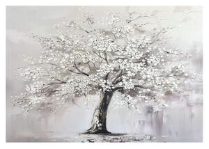 Slika z ročno naslikanimi elementi 70x100 cm White Tree – Styler