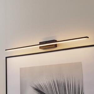 MCJ LED stenska svetilka Miroir 80 cm črna 3000K, Črna, Kopalnica, Kovina, Sodobni
