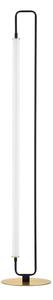 Bela/mat črna kovinska LED stoječa svetilka (višina 150 cm) Wetro – Nova Luce