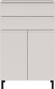 Kremno bela visoka kopalniška omarica 60x97 cm Salinas – Germania