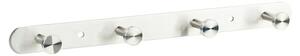 Walteco Garderobna letev (Do x Š x V: 300 x 33 x 25 mm, Nerjavno jeklo, Srebrna)