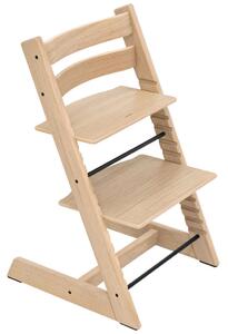 STOLČEK ZA HRANJENJE Tripp Trapp Oak 46/79/49 cm biserna